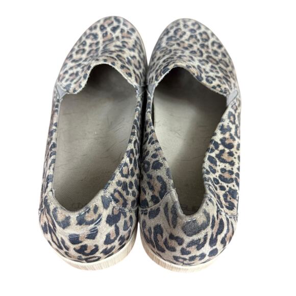 Dansko Odina Leopard Print Leather Suede Perforated Comfort Shoes sz 38 7.5 / 8 - Picture 10 of 16